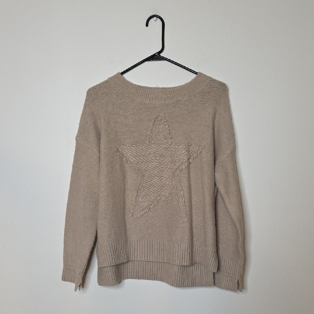 Loved And Adored Star Knit Sweater Sz Small